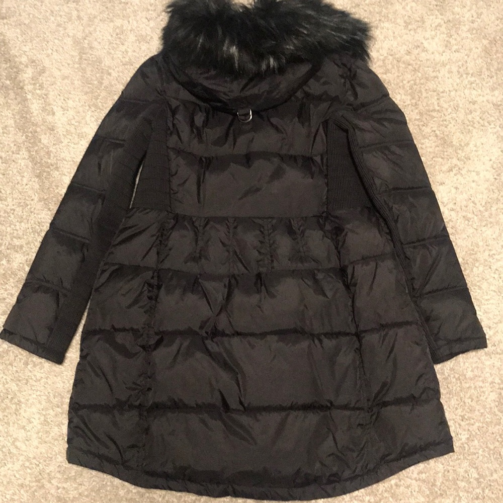 French Connection Faux-Fur-Collar Puffer Jacket - Picture 6 of 6
